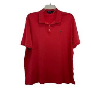 Polo by Ralph Lauren Men's Red Polo Shirt XL